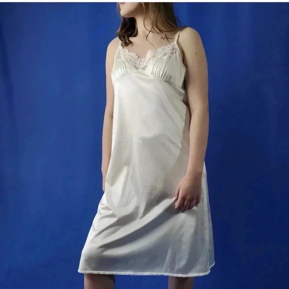 Vintage Vassarette Slip Dress - Medium